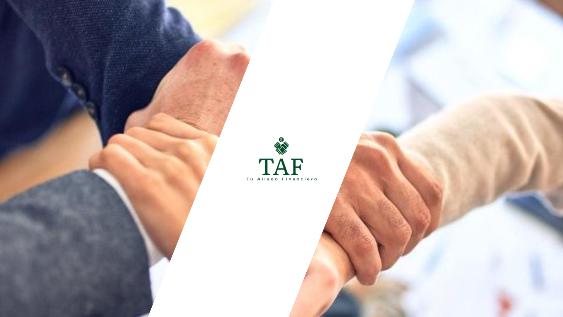 Imagen corporativa de TAF que representa el acompañamiento a sus clientes